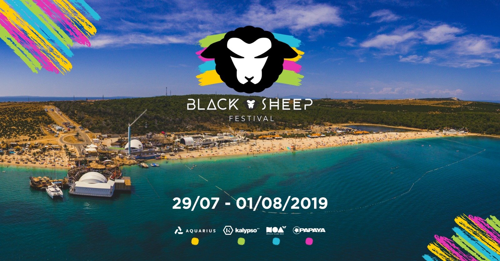 Black sheep festival 2019 zrce Papaya aquarius noa kalypso